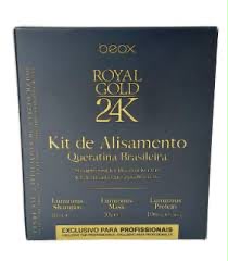 Kit Alisado Beox Professional Royal Gold 24K