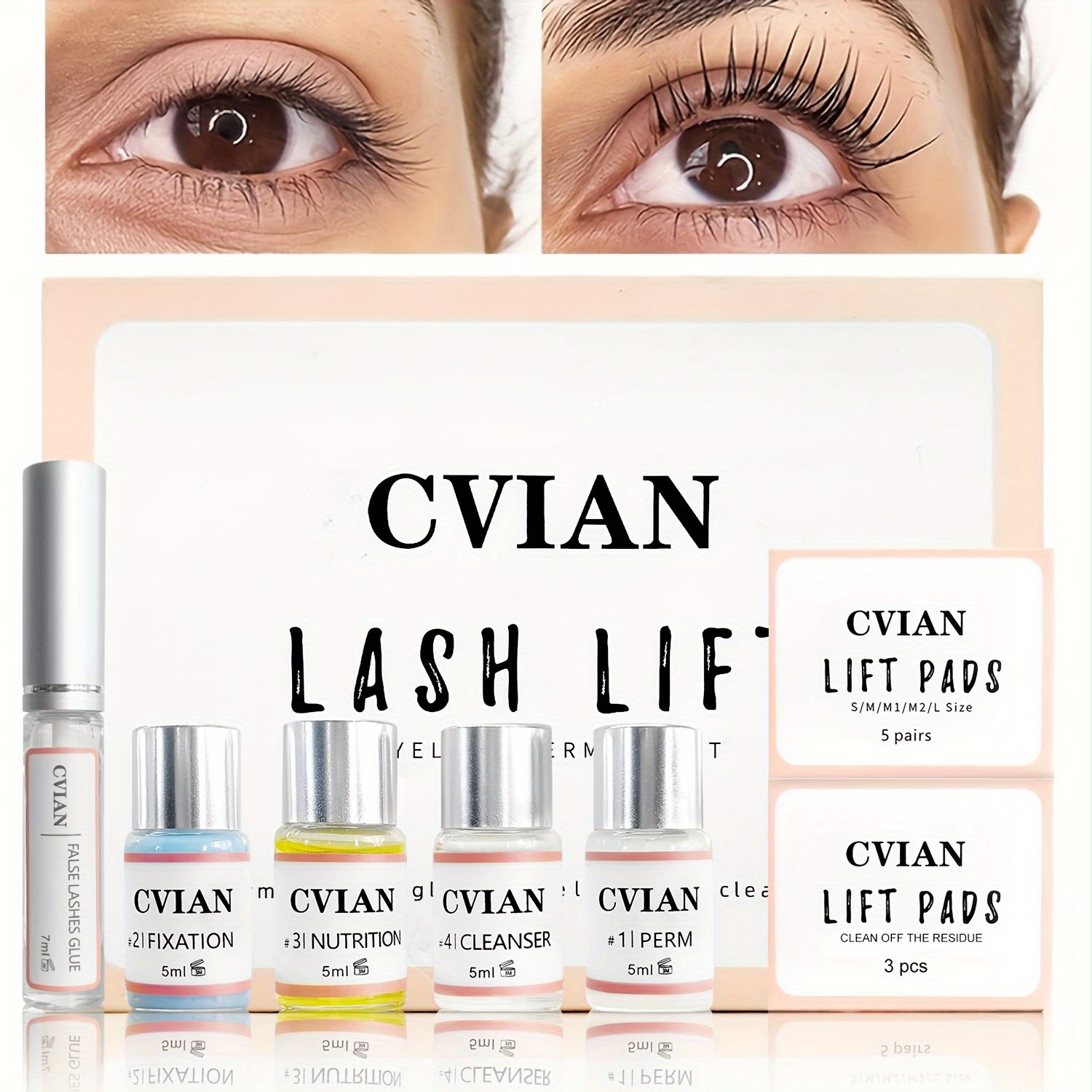 Kit Cvian Lash Lift Permanente Pestañas