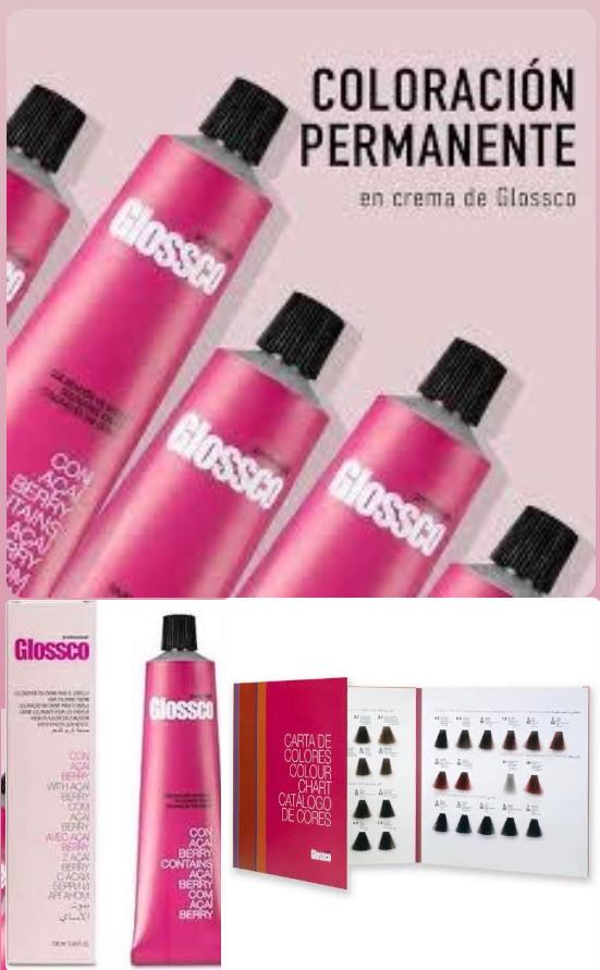 Tinte Glossco Professional Coloración Permanente
