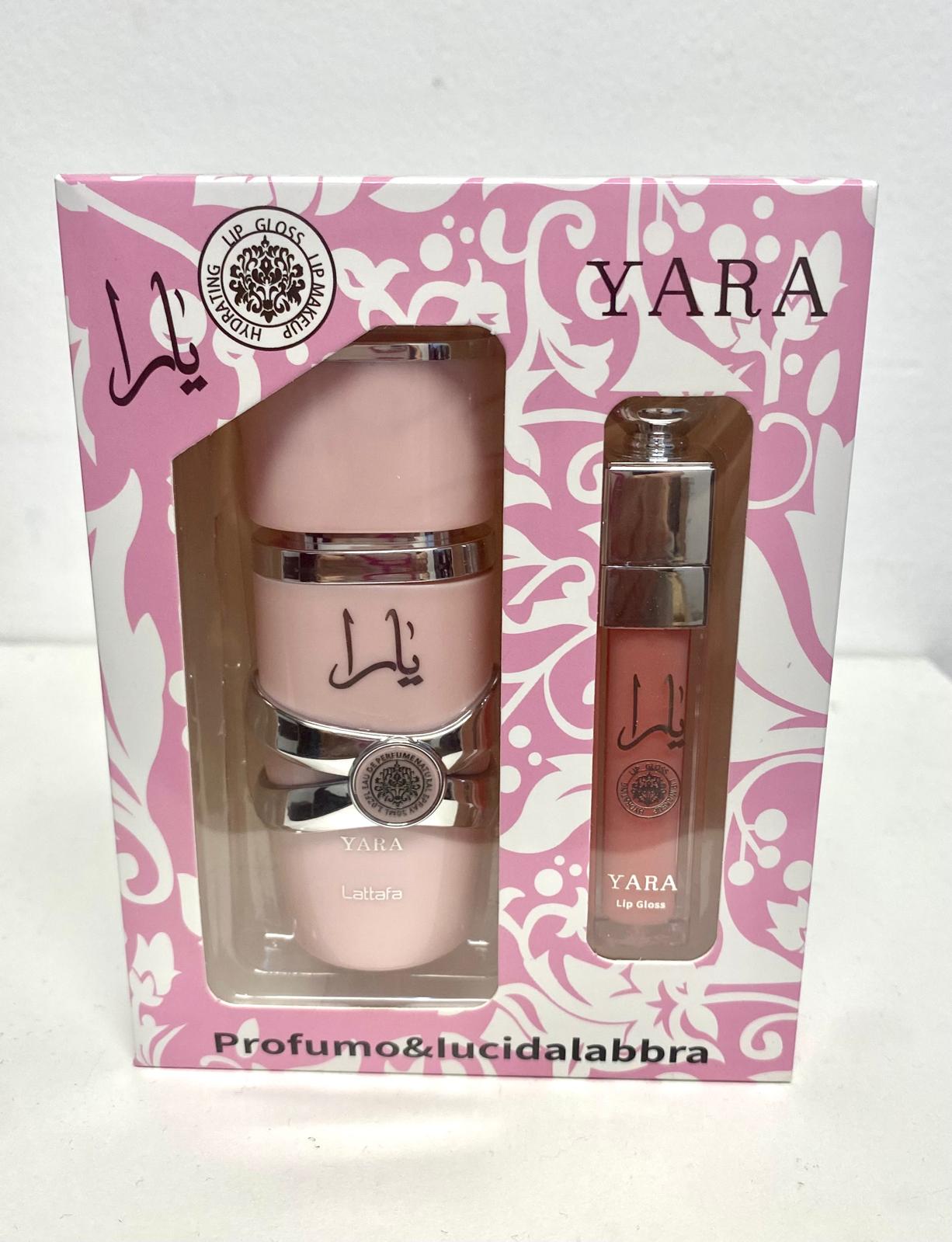 Yara Lattafa Estuche Perfume 30ml + Gloss